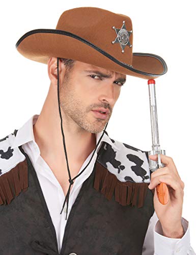 DEGUISE TOI Cowboyhut Sheriff für Erwachsene braun - Braun DEGUISE TOI Cowboyhut Sheriff für Erwachsene braun - Braun von DEGUISE TOI