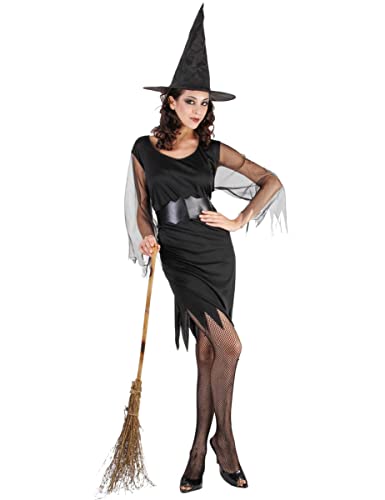 DEGUISE TOI Damen-Hexenkostüm für Halloween schwarz - Schwarz DEGUISE TOI Damen-Hexenkostüm für Halloween schwarz - Schwarz von DEGUISE TOI