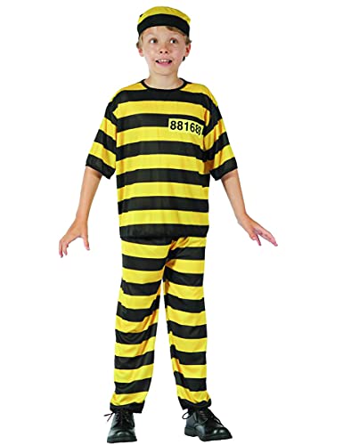 DEGUISE TOI Gelb-schwarzes Sträflingskostüm für Jungen - Gelb DEGUISE TOI Gelb-schwarzes Sträflingskostüm für Jungen - Gelb von DEGUISE TOI