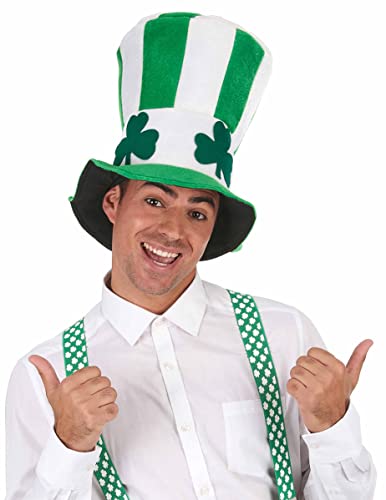 DEGUISE TOI Generique - St. Patrick's Day Zylinder Kostümaccessoire grün-Weiss von DEGUISE TOI