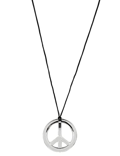 DEGUISE TOI Hippie Halskette aus Kunststoff für Erwachsene - Grau, Silber DEGUISE TOI Hippie Halskette aus Kunststoff für Erwachsene - Grau, Silber von DEGUISE TOI