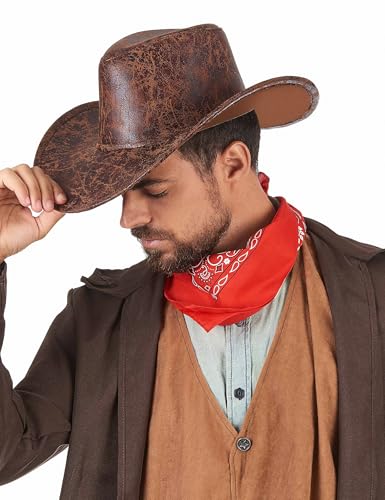 DEGUISE TOI Hut Cowboy braun Kunstleder Erwachsene - Braun DEGUISE TOI Hut Cowboy braun Kunstleder Erwachsene - Braun von DEGUISE TOI