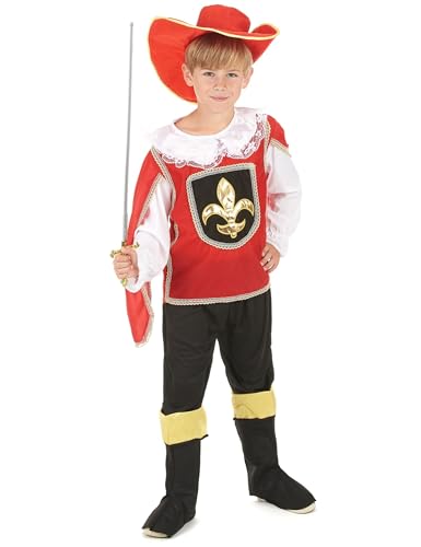 DEGUISE TOI Jadeo - Déguisement Mousquetaire Rouge garçon 10/12 ans - Multicolore DEGUISE TOI Jadeo - Déguisement Mousquetaire Rouge garçon 10/12 ans - Multicolore von DEGUISE TOI