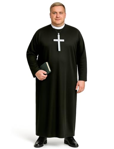 DEGUISE TOI Jadeo - Déguisement prêtre grande taille homme XXL - Multicolore DEGUISE TOI Jadeo - Déguisement prêtre grande taille homme XXL - Multicolore von DEGUISE TOI