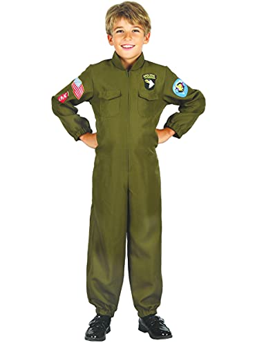 DEGUISE TOI Jetpilot-Kinderkostüm Overall khaki - Grün DEGUISE TOI Jetpilot-Kinderkostüm Overall khaki - Grün von DEGUISE TOI