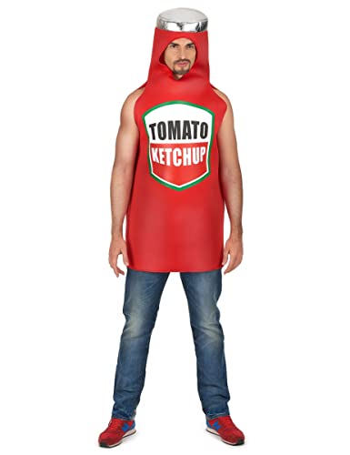 DEGUISE TOI Ketchup Flasche Kostüm für Erwachsene - Rot DEGUISE TOI Ketchup Flasche Kostüm für Erwachsene - Rot von DEGUISE TOI