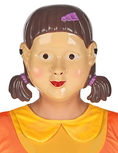 DEGUISE TOI Killerpuppen-Maske für Erwachsene Koreanisches-Zubehör braun-beige-Violet - Multicolore von DEGUISE TOI