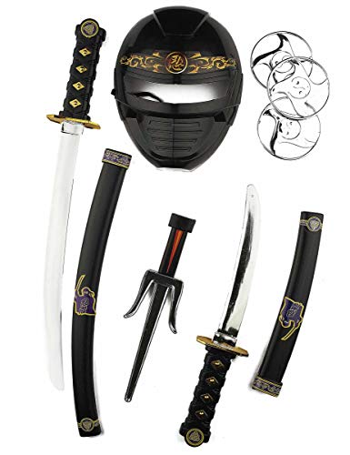 DEGUISE TOI Ninja-Set Maske und Spielzeugwaffen für Kinder - Schwarz von DEGUISE TOI