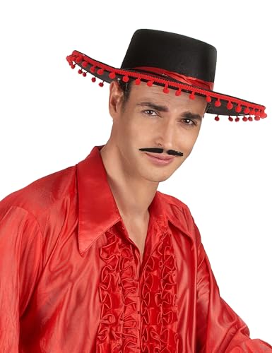 DEGUISE TOI Spanierhut schwarz-rot - Schwarz DEGUISE TOI Spanierhut schwarz-rot - Schwarz von DEGUISE TOI
