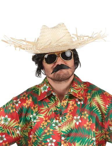 DEGUISE TOI VEGAOO - Strohhut für Erwachsene mit ausgefranstem Hutrand beige - Einheitsgröße - Weiß - Accessoires - - Carnaval DEGUISE TOI VEGAOO - Strohhut für Erwachsene mit ausgefranstem Hutrand beige - Einheitsgröße - Weiß - Accessoires - - Carnaval von DEGUISE TOI