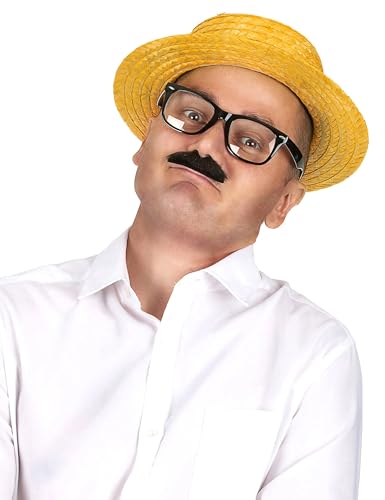 DEGUISE TOI VEGAOO - Runder Strohhut naturfarben - Hut - Einheitsgröße - Gelb - Accessoires - Stroh - Carnaval DEGUISE TOI VEGAOO - Runder Strohhut naturfarben - Hut - Einheitsgröße - Gelb - Accessoires - Stroh - Carnaval von DEGUISE TOI