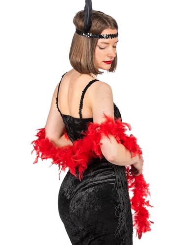 DEGUISE TOI Vegaoo Showgirl Federboa Kostüm-Accessoire rot 180cm DEGUISE TOI Vegaoo Showgirl Federboa Kostüm-Accessoire rot 180cm von DEGUISE TOI