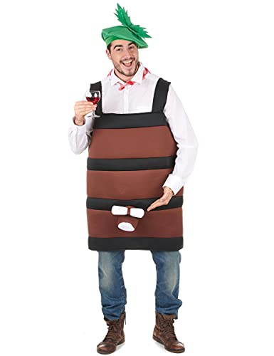 DEGUISE TOI Vegaoo Weinfass-Herrenkostüm Weinliebhaber-Kostüm braun-schwarz-grün DEGUISE TOI Vegaoo Weinfass-Herrenkostüm Weinliebhaber-Kostüm braun-schwarz-grün von DEGUISE TOI