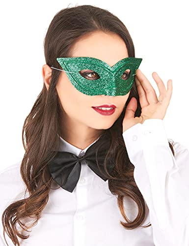 DEGUISE TOI Venezianische Glitzer-Maske für Erwachsene grün - Grün DEGUISE TOI Venezianische Glitzer-Maske für Erwachsene grün - Grün von DEGUISE TOI