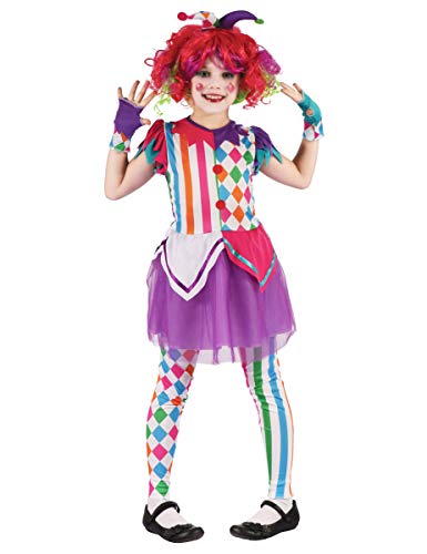 DEGUISE TOI buntes Harlekin Kostüm für Mädchen - Bunt DEGUISE TOI buntes Harlekin Kostüm für Mädchen - Bunt von DEGUISE TOI