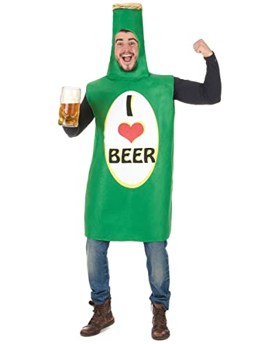Generique - Costume Bottiglia I Love Beer Taglia Unica von DEGUISE TOI