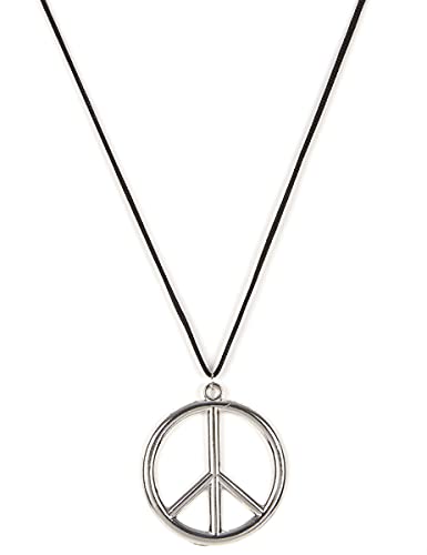 Generique Peace Amulett Silber 6,5cm Einheitsgröße Generique Peace Amulett Silber 6,5cm Einheitsgröße von DEGUISE TOI
