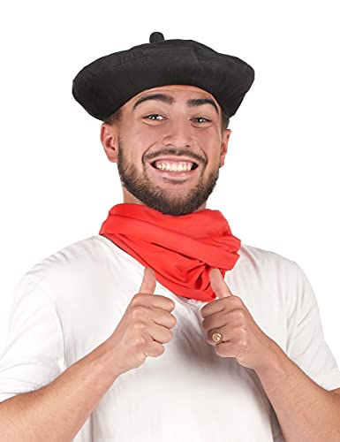 Vegaoo Baskenmütze traditionell schwarz Vegaoo Baskenmütze traditionell schwarz von DEGUISE TOI