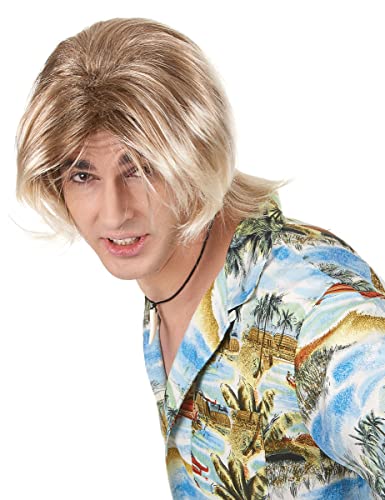 Vegaoo Blonde Surfer Perücke für Männer - Blond Vegaoo Blonde Surfer Perücke für Männer - Blond von DEGUISE TOI