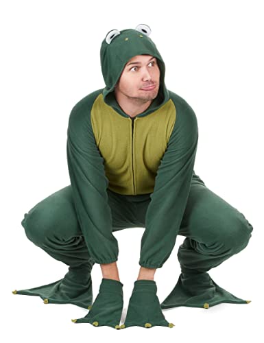 Vegaoo Frosch-Herrenkostüm Tierkostüm grün-Weiss Vegaoo Frosch-Herrenkostüm Tierkostüm grün-Weiss von DEGUISE TOI