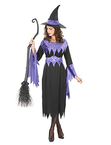Vegaoo Zauberhafte Hexe Damenkostüm Märchen schwarz-lila Vegaoo Zauberhafte Hexe Damenkostüm Märchen schwarz-lila von DEGUISE TOI