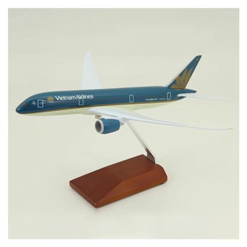 DEHIWI Aerobatic Flugzeug 30 cm Großes Passagierflugzeug Der Vietnam Airlines Boeing B787-9, Druckguss-Legierungsflugzeugmodell Im Maßstab 1:200 von DEHIWI