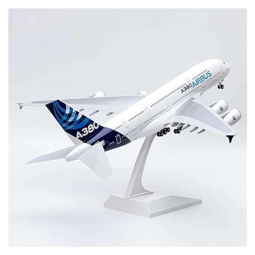DEHIWI Aerobatic Flugzeug ABS-Material Im Maßstab 1:200, Airbus A380-800 Luftfahrtflugzeug, Kann Zusammengebaut Werden, Flugzeugmodell-Display von DEHIWI