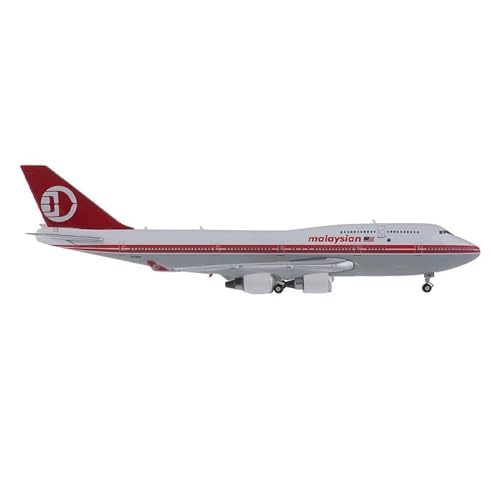 DEHIWI Aerobatic Flugzeug Flugzeugmodell Boeing 747-400 9M-MPP Im Maßstab 1:400, Druckgusslegierung, PH11263, Statisches Ornament von DEHIWI