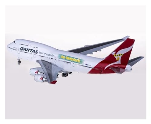 DEHIWI Aerobatic Flugzeug Maßstab 1:200 XX20048 747-400ER VH-OEI Metallflugzeug Miniaturen Flugzeugmodell Spielzeug Für Jungen von DEHIWI