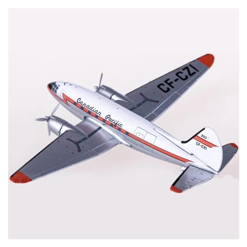 DEHIWI Aerobatic Flugzeug Maßstab 1:400 AC411182 CP Pacific Airlines Curtiss C-46 CF-CZI Metallflugzeugmodell, Spielzeug Für Jungen von DEHIWI
