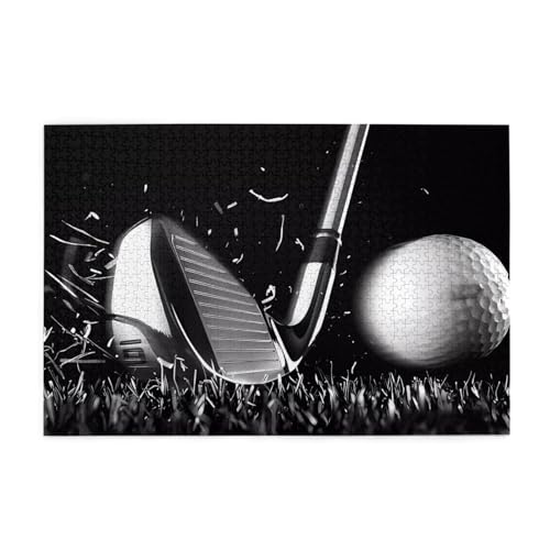 Schwarz und Weiß Golf Druck 1000 Teile Puzzle Premium Holzpuzzle Geschenke Für Erwachsene Familie Hochzeit Abschluss Geschenk Vertikale Version Schwarz und Weiß Golf Druck 1000 Teile Puzzle Premium Holzpuzzle Geschenke Für Erwachsene Familie Hochzeit Abschluss Geschenk Vertikale Version von DEHIWI