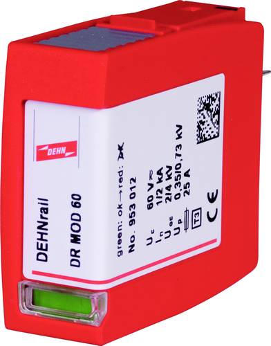 DEHN 953012 Überspannungsableiter Typ 3 Schutzmodul 2-polig 60V für DEHNrail M Überspannungsschut von DEHN