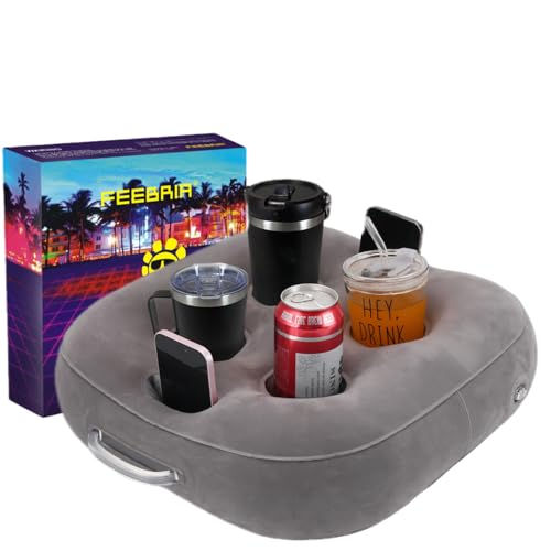 Schwimmender Getränkehalter, Pool- und Whirlpool-Zubehör, verbessertes Design für Poolspaß, Party, Whirlpool Schwimmender Getränkehalter, Pool- und Whirlpool-Zubehör, verbessertes Design für Poolspaß, Party, Whirlpool von DEJIN