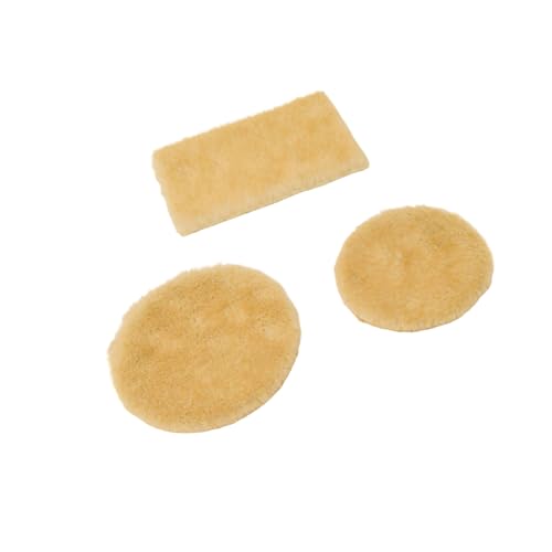 3pcs Doll House Dekoration Soft Plüsch Teppich Miniatur Für Möbelmodelle Szene Decors Kinder Imagination Spielzeug Display Kinder Rollenspiel von DEKKRYNFV