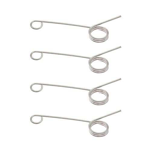 DEKKRYNFV 4pcs Verbesserte Anti Müdigkeit Hinterachsen Feder Für Eine Verbesserte Automobilbeschleunigung Und Lang Anhaltende Haltbarkeit Metall Fernbedienungssteuerfahrzeug Torsionsfedern von DEKKRYNFV