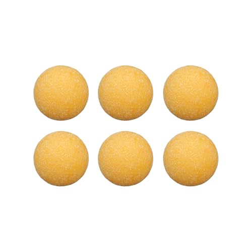 DEKKRYNFV 6LOTS Ersatzfußballbällchen Professionelles Tisch Fußball Accessoires Für Familienspiele Finger Sport Party Turnier Tischausrüstung von DEKKRYNFV