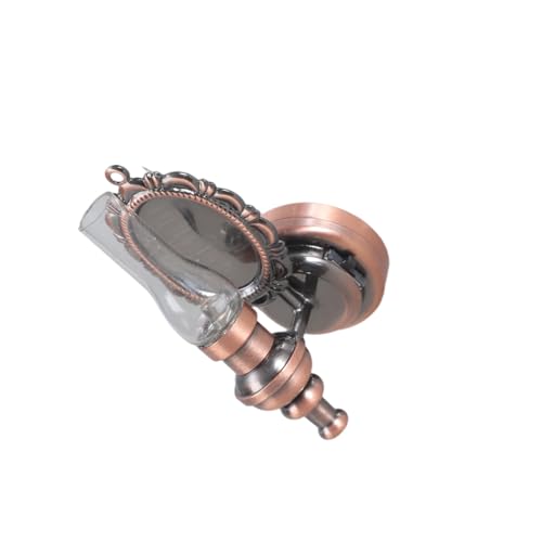 DEKKRYNFV Antike Stile Transparentes Schatten Wandleuchte Für 1/12 Skala Miniaturhäuser Handwerksprojekte Und Sammlungen Miniatur Schwarzer Wandleuchten von DEKKRYNFV