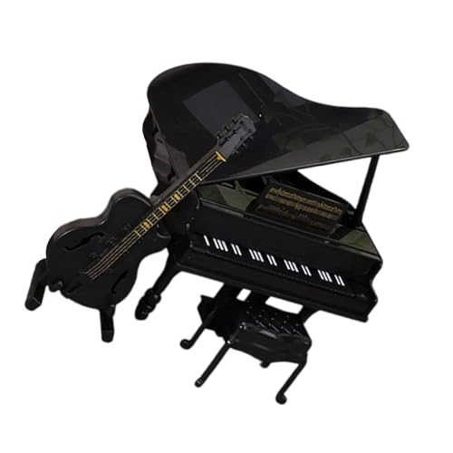 DEKKRYNFV Dollhouses Miniatur Grand Piano Mit Gitarre Und Cello Musikinstrumenten Set Holzmöbel Für Einfallsreiches Spielmusikinstrument Für Puppenhäuser DEKKRYNFV Dollhouses Miniatur Grand Piano Mit Gitarre Und Cello Musikinstrumenten Set Holzmöbel Für Einfallsreiches Spielmusikinstrument Für Puppenhäuser von DEKKRYNFV