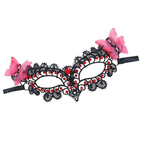 DEKKRYNFV Frauen Maskeraden Maske Mit Strasssteinen Prom Venezianer Party Halb Gesichtsspitze Eyemask Mardi Gras Maskeraden Halbes Gesicht Für Ballproms Und Halloween DEKKRYNFV Frauen Maskeraden Maske Mit Strasssteinen Prom Venezianer Party Halb Gesichtsspitze Eyemask Mardi Gras Maskeraden Halbes Gesicht Für Ballproms Und Halloween von DEKKRYNFV