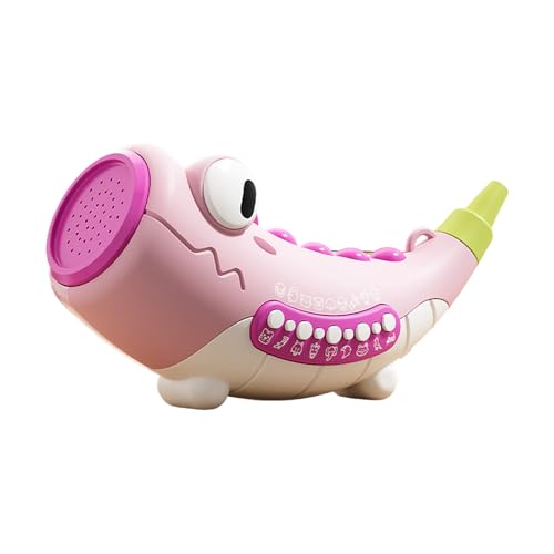 DEKKRYNFV Kinder Dinosaurier Trompete Atemübung Spielzeug Interaktive Soundeffekte Musical Horn Spielzeug Für Eltern Kinder Aktivität Bildungsmusical von DEKKRYNFV