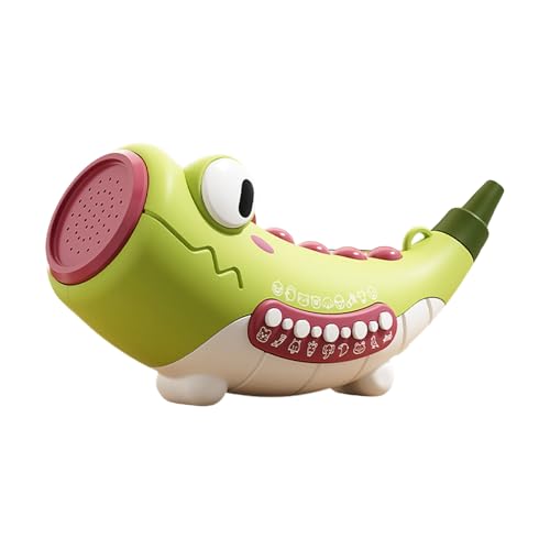 DEKKRYNFV Kinder Dinosaurier Trompete Atemübung Spielzeug Interaktive Soundeffekte Musical Horn Spielzeug Für Eltern Kinder Aktivität Bildungsmusical DEKKRYNFV Kinder Dinosaurier Trompete Atemübung Spielzeug Interaktive Soundeffekte Musical Horn Spielzeug Für Eltern Kinder Aktivität Bildungsmusical von DEKKRYNFV