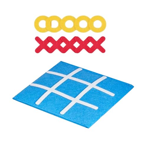 DEKKRYNFV Kinder Frühes Lernen Strategie Game Grids Tictactoe Brettspiel Spielzeug Für Logische Denkensentwicklung Eltern Kinderspielzeugbrett Für Kinder von DEKKRYNFV