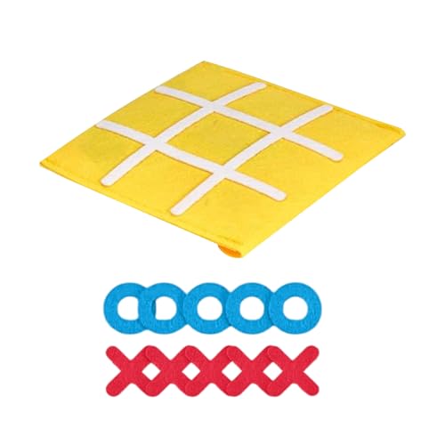 DEKKRYNFV Kinder Frühes Lernen Strategie Game Grids Tictactoe Brettspiel Spielzeug Für Logische Denkensentwicklung Eltern Kinderspielzeugbrett Für Kinder von DEKKRYNFV