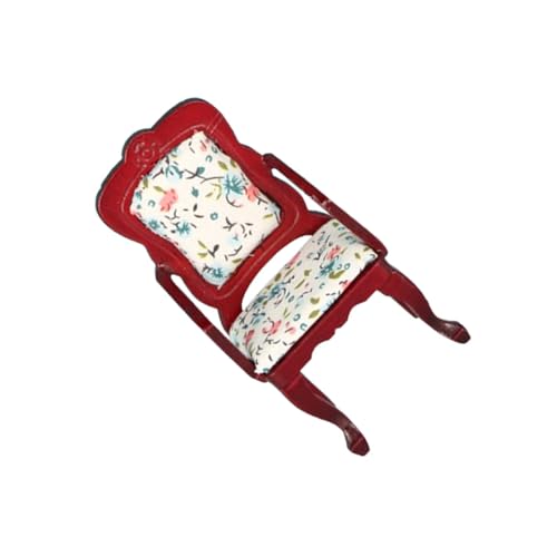 DEKKRYNFV Miniatur Essstuhl Für 1/12 Skala Displays Bauen Vintage Inspirierte Figuren Möbelpuppenhäuser Stuhl Für Puppenhäuser Sammler von DEKKRYNFV
