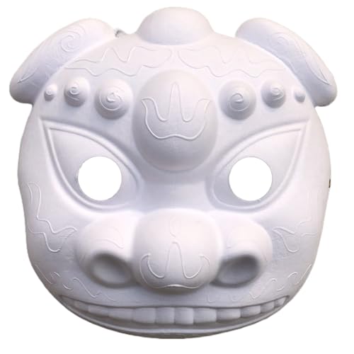 DEKKRYNFV White Craft Paper Cosplays Maske Weiße Blindfarben Lackierbares Kostüm Full Face Lackierbar Zum Dekorieren Zum Dekorieren DEKKRYNFV White Craft Paper Cosplays Maske Weiße Blindfarben Lackierbares Kostüm Full Face Lackierbar Zum Dekorieren Zum Dekorieren von DEKKRYNFV