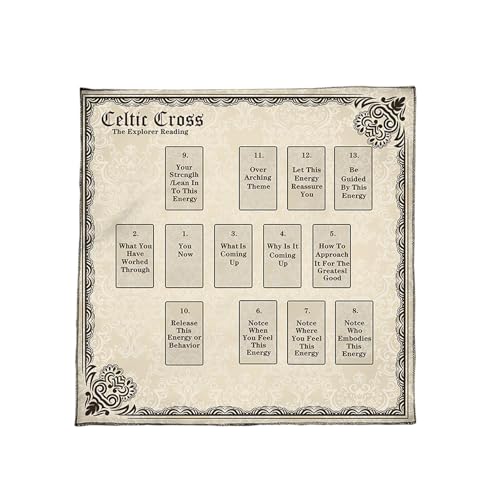 Divinationen Tischdecke Konstellationen Astrologie Tarotkarte Tischdecke Altars Stoff Göttlichkeit Vorratsspiel Accessoire Kartentisch Tuch Tuch Wand Dekore von DEKKRYNFV