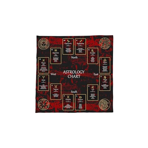 Divinationen Tischdecke Konstellationen Astrologie Tarotkarte Tischdecke Altars Stoff Göttlichkeit Vorratsspiel Accessoire Kartentisch Tuch Tuch Wand Dekore von DEKKRYNFV