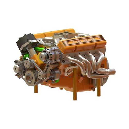 Motorisierte Motormodellfigur Für Erwachsene Kinder STEM Lernungspädagogik Mit Realistischer Mechanischer Komponenten Desktop Dekorative Figurine von DEKKRYNFV