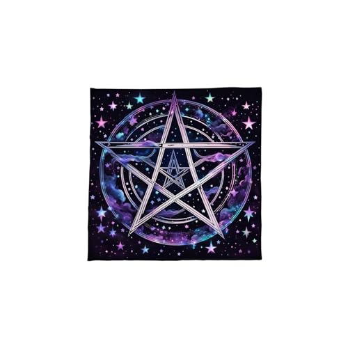 Tarots Tischdecke Altäre Stoffstern Kreise Astrologie Tischdecke Gotteskarten Karten Wandteppich Wanddekoration Stern Kreis Muster Tarots Karte Spirituelle Decktuch von DEKKRYNFV