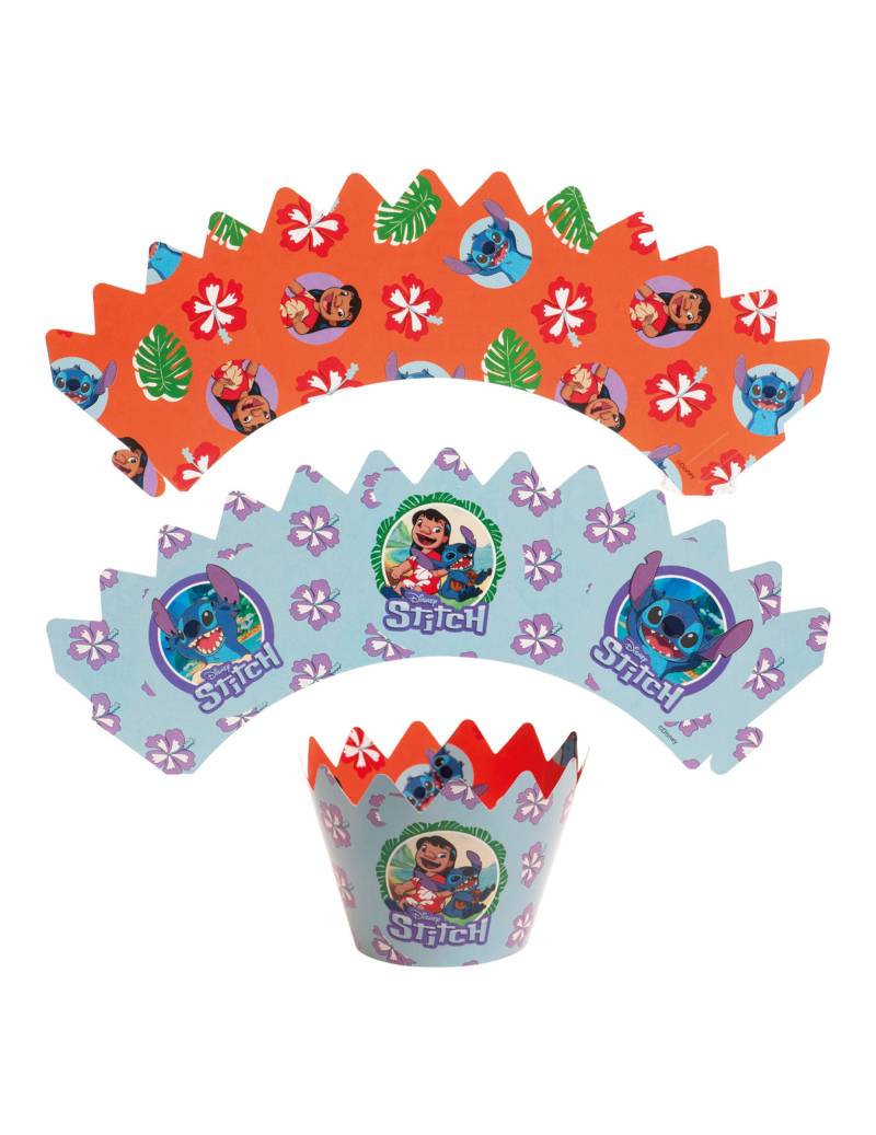 6-teiliges Stitch Cupcake-Deko-Set mit Toppern 6-teiliges Stitch Cupcake-Deko-Set mit Toppern von DEKORA